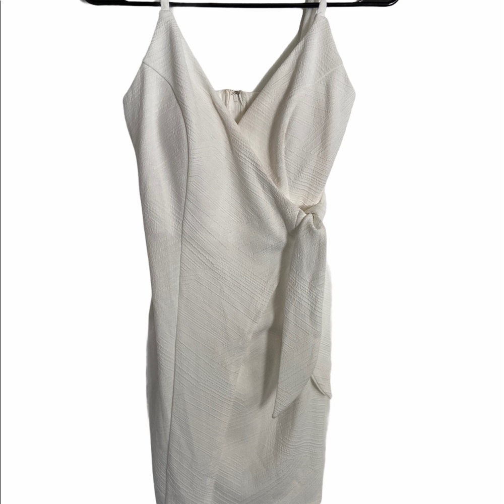 Charlotte Russe White Tie in front dress, XS